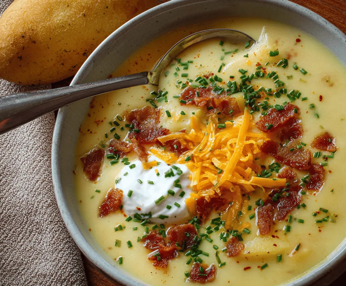 Warm Up with The Ultimate Loaded Potato Soup for Cold Days